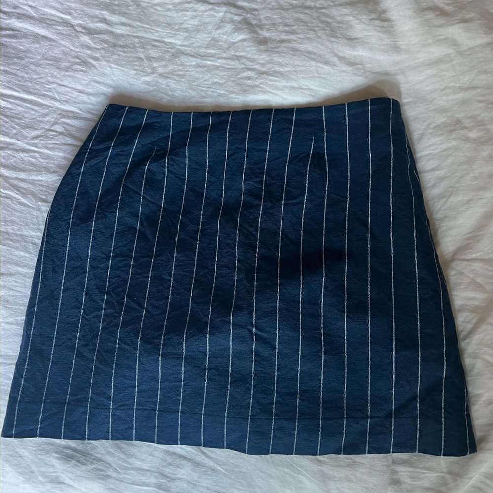 GAP Pinstripe Mini Skirt